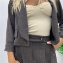 completo con giacca crop e pantalone palazzo day